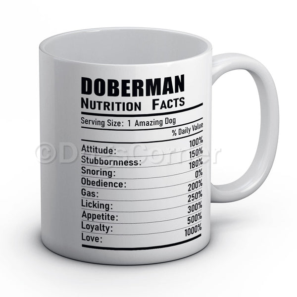 doberman-nutrition-facts-dog-mug
