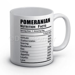 pomeranian-nutrition-facts-dog-mug