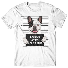 French Bulldog Mugshot - T-shirt