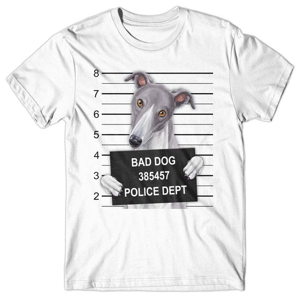 Greyhound Mugshot - T-shirt
