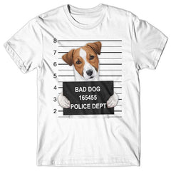 Jack Russell Mugshot - T-shirt