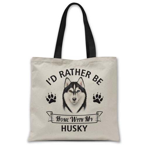 i'd-rather-be-home-with-husky-tote-bag