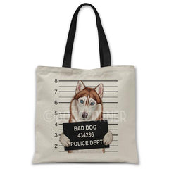 Husky-mugshot-tote-bag