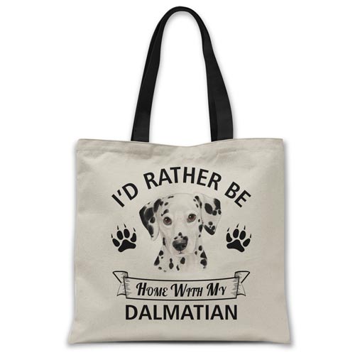 i'd-rather-be-home-with-dalmatian-tote-bag