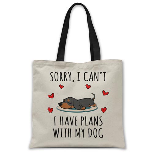sorry-i-have-plans-with-my-dachshund-tote-bag