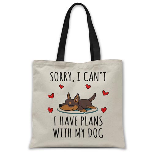 sorry-i-have-plans-with-my-kelpie-tote-bag