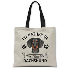 i'd-rather-be-home-with-dachshund-tote-bag