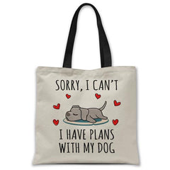 sorry-i-have-plans-with-my-weimaraner-tote-bag