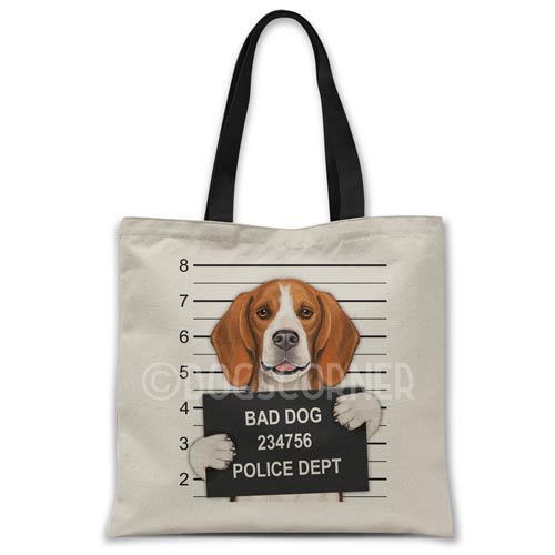 Beagle-mugshot-tote-bag