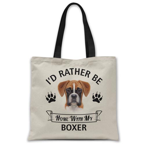 i'd-rather-be-home-with-boxer-tote-bag