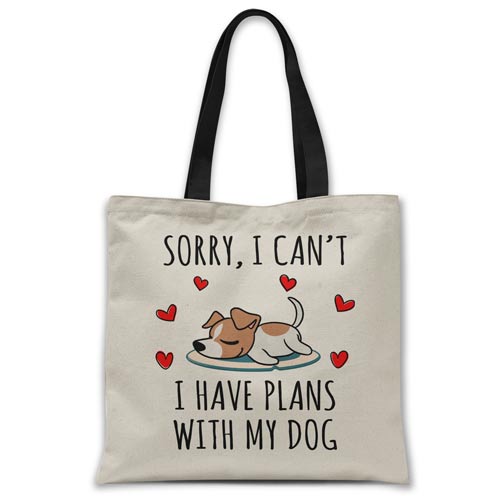 sorry-i-have-plans-with-my-jack-russell-tote-bag
