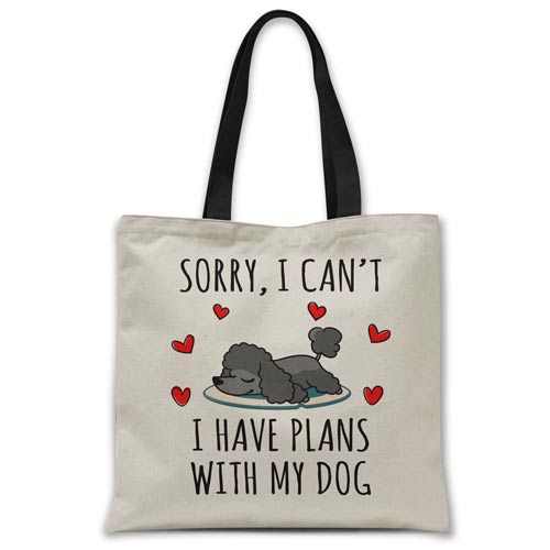 sorry-i-have-plans-with-my-poodle-tote-bag