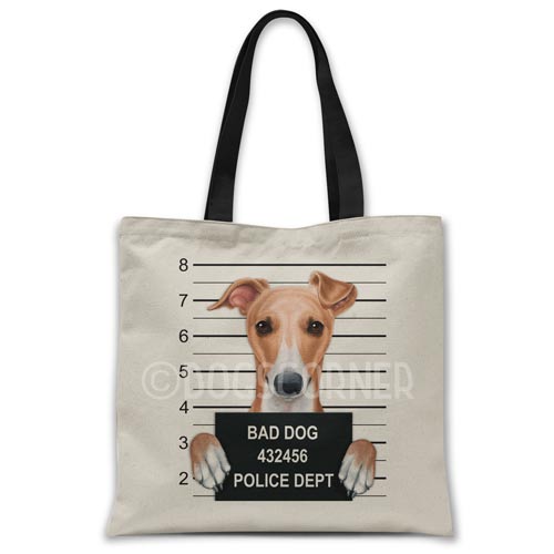 Whippet-mugshot-tote-bag