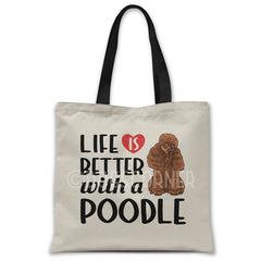 Life-is-better-with-poodle-tote-bag