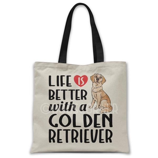Life-is-better-with-golden-retriever-tote-bag