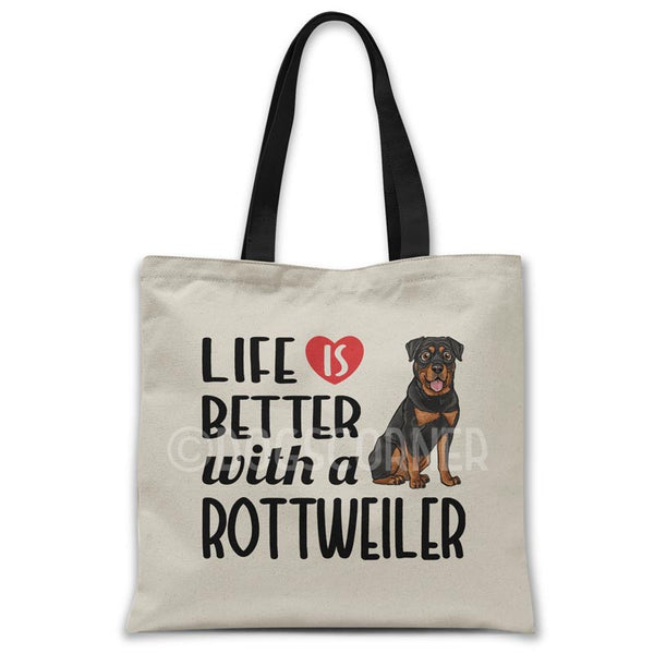 Life-is-better-with-rottweiler-tote-bag