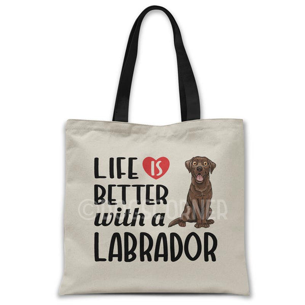 Life-is-better-with-labrador-tote-bag