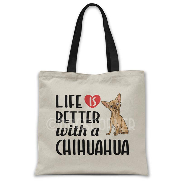Life-is-better-with-chihuahua-tote-bag