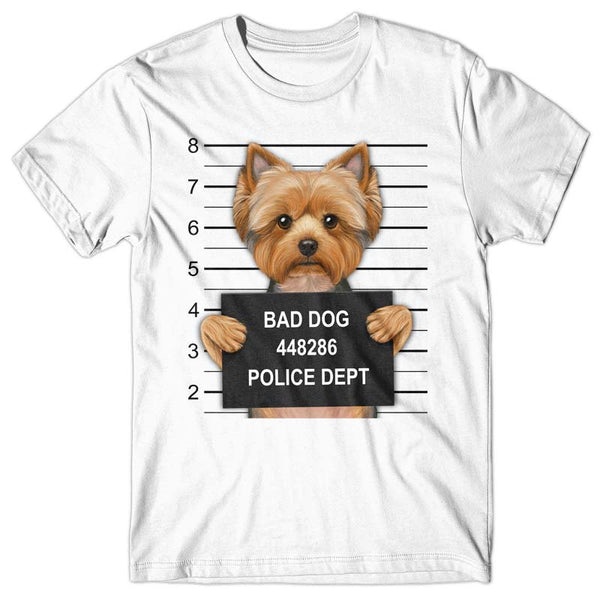 Yorkshire Terrier Mugshot - T-shirt