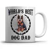 World's Best Dog Dad (Cattle Dog) Mug