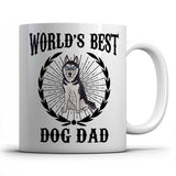 World's Best Dog Dad (Husky) Mug