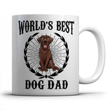 World's Best Dog Dad (Labrador Retriever) Mug