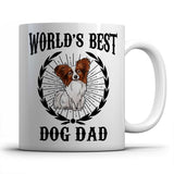 World's Best Dog Dad (Papillon) Mug