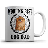 World's Best Dog Dad (Pomeranian) Mug