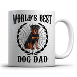 World's Best Dog Dad (Rottweiler) Mug
