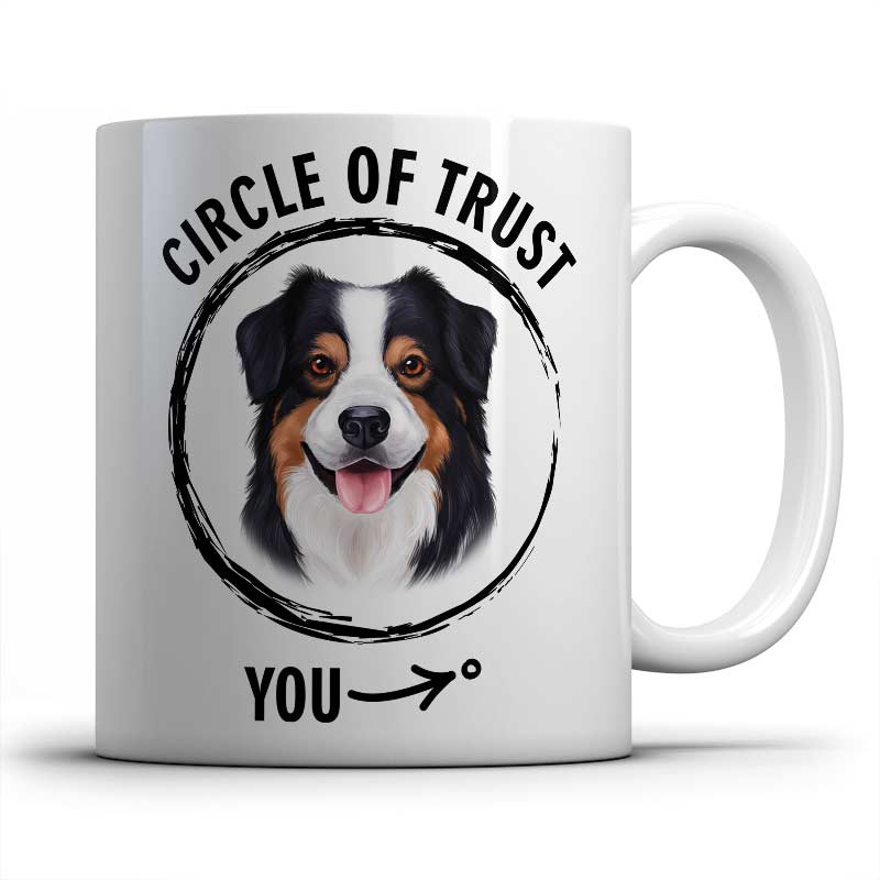 Circle of trust (Australian Shepherd) Mug – Dogs Corner