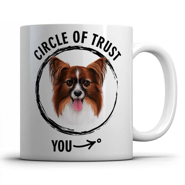 Circle of trust (Papillion) Mug