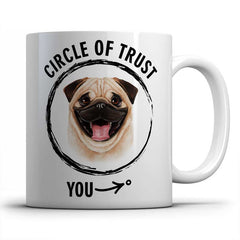 Circle of trust (Pug) Mug
