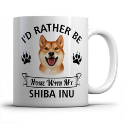 I'd rather be home with my Shiba Inu Mug