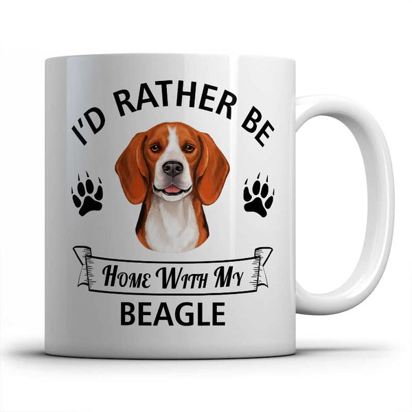 I'd rather be home with my Beagle Mug