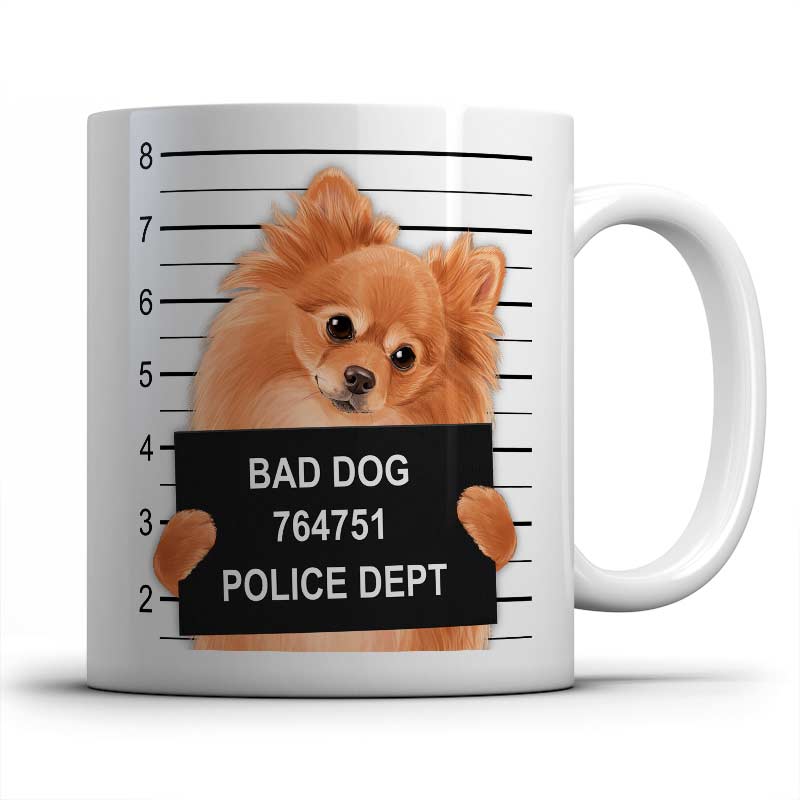 Mugshot (Pomeranian) Mug – Dogs Corner1