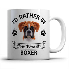 I'd rather be home with my Boxer Mug